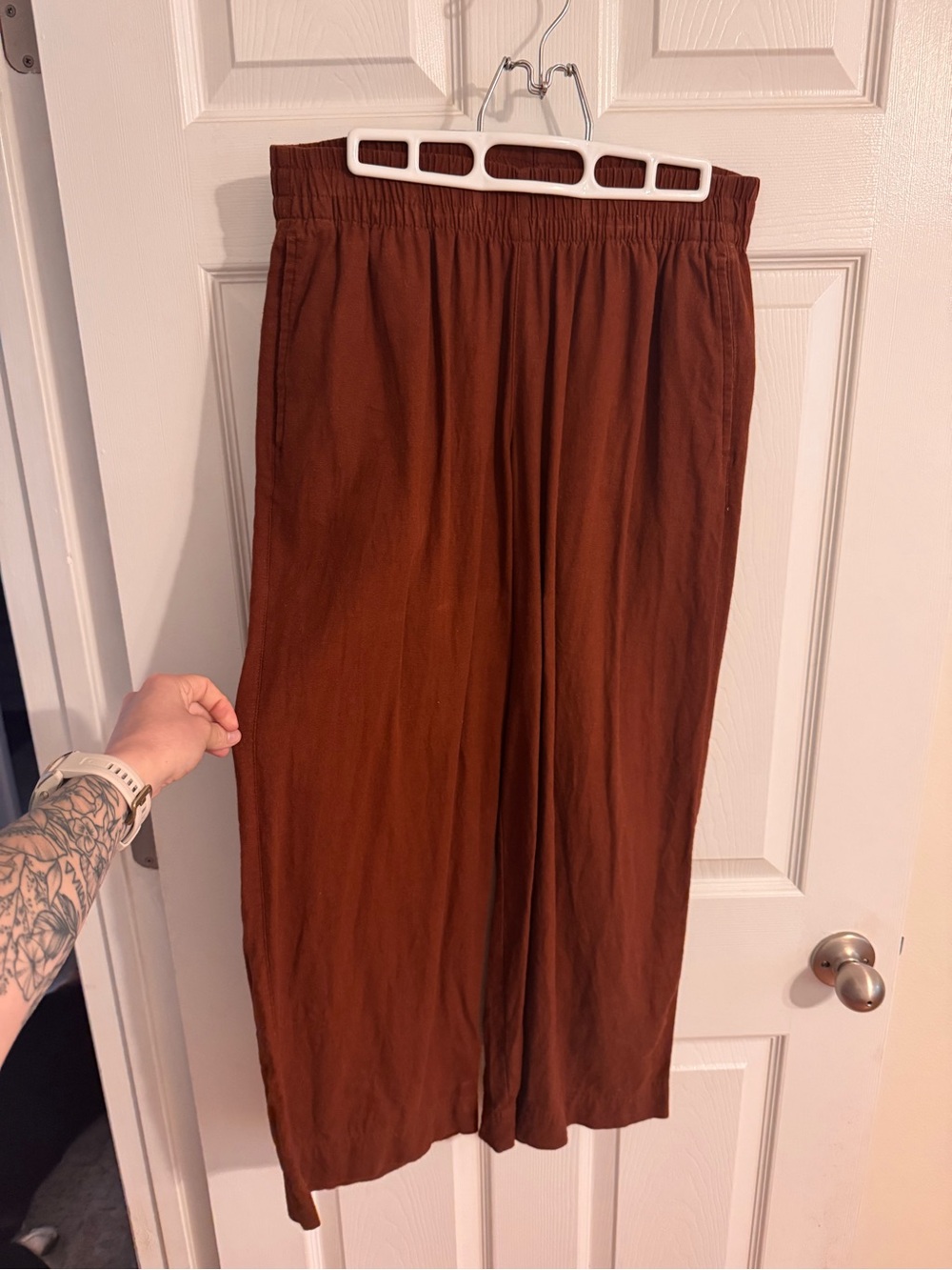 Old Navy Wide Leg Linen Pants